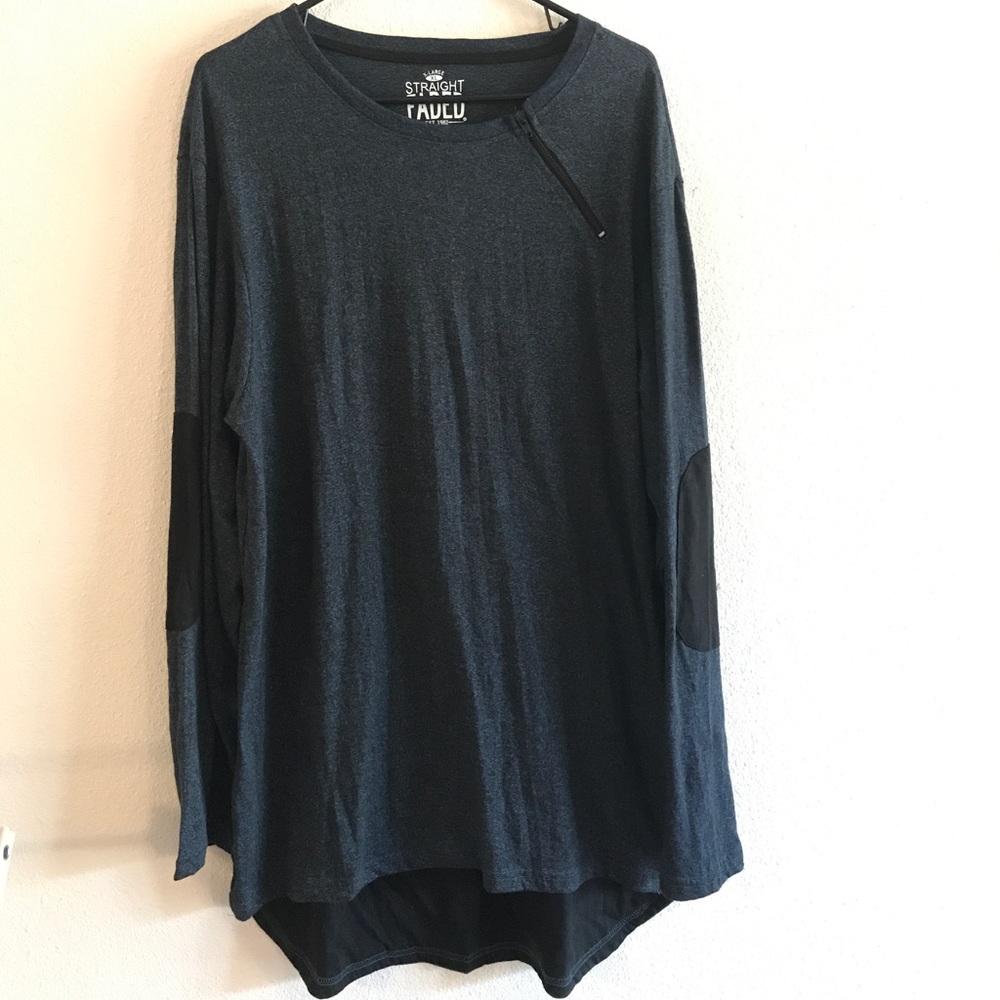 Straight Faded Long Shirt